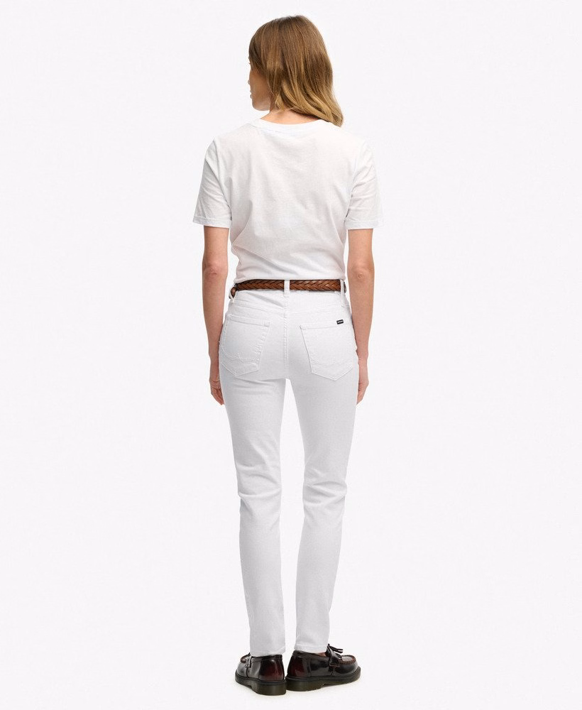Skinny jeans met hoge taille
