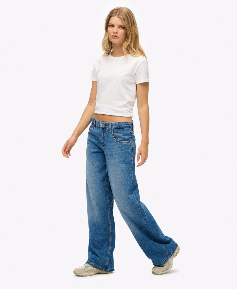Mid Rise Baggy Jeans