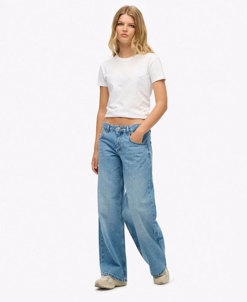 Mid Rise Baggy Jeans