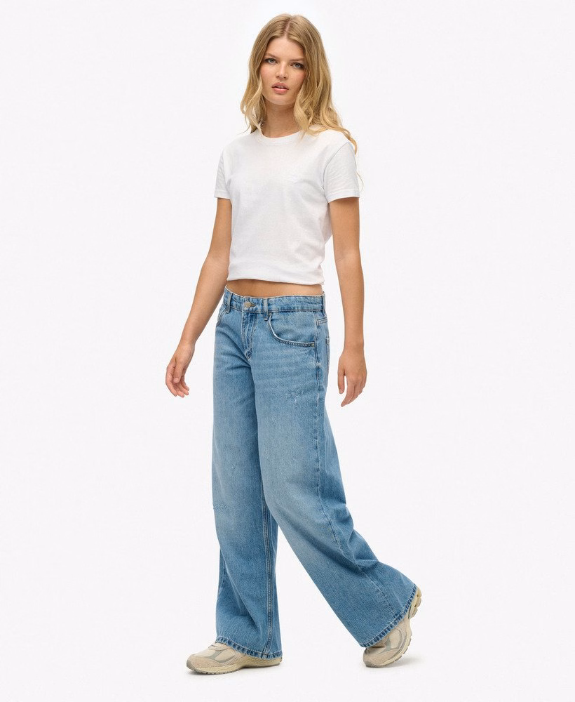 Mid Rise Baggy Jeans