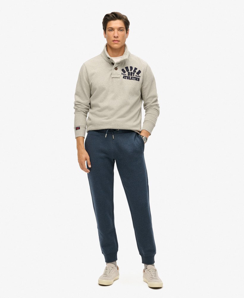 essential logo joggers in vintage navy marl