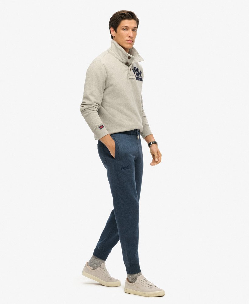 essential logo joggers in vintage navy marl