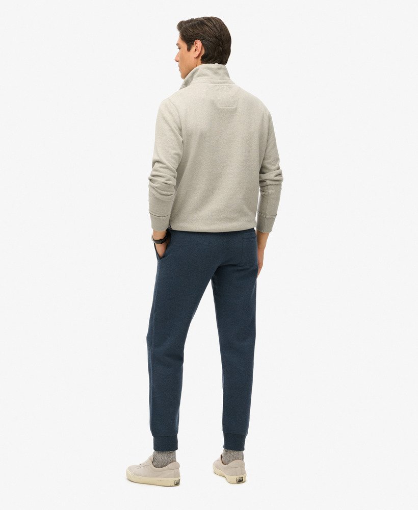 essential logo joggers in vintage navy marl