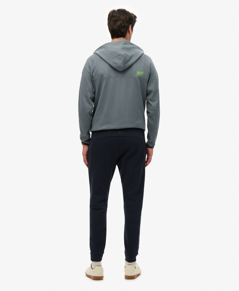 sport tech logo tapered joggers in eclipse navy