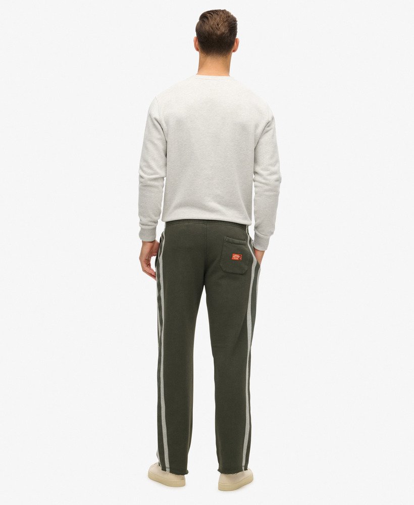 essential logo rechte joggingbroek in donkergrijsgroenatletisch grijs mrl