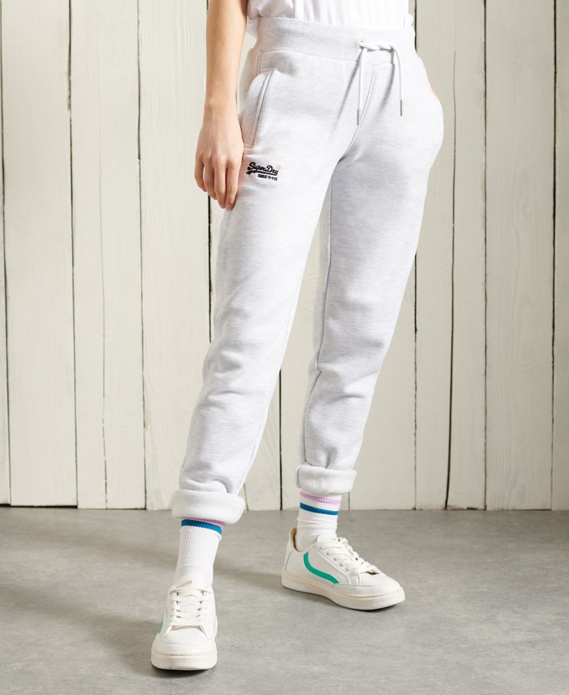 orange label joggingbroek in ice marl
