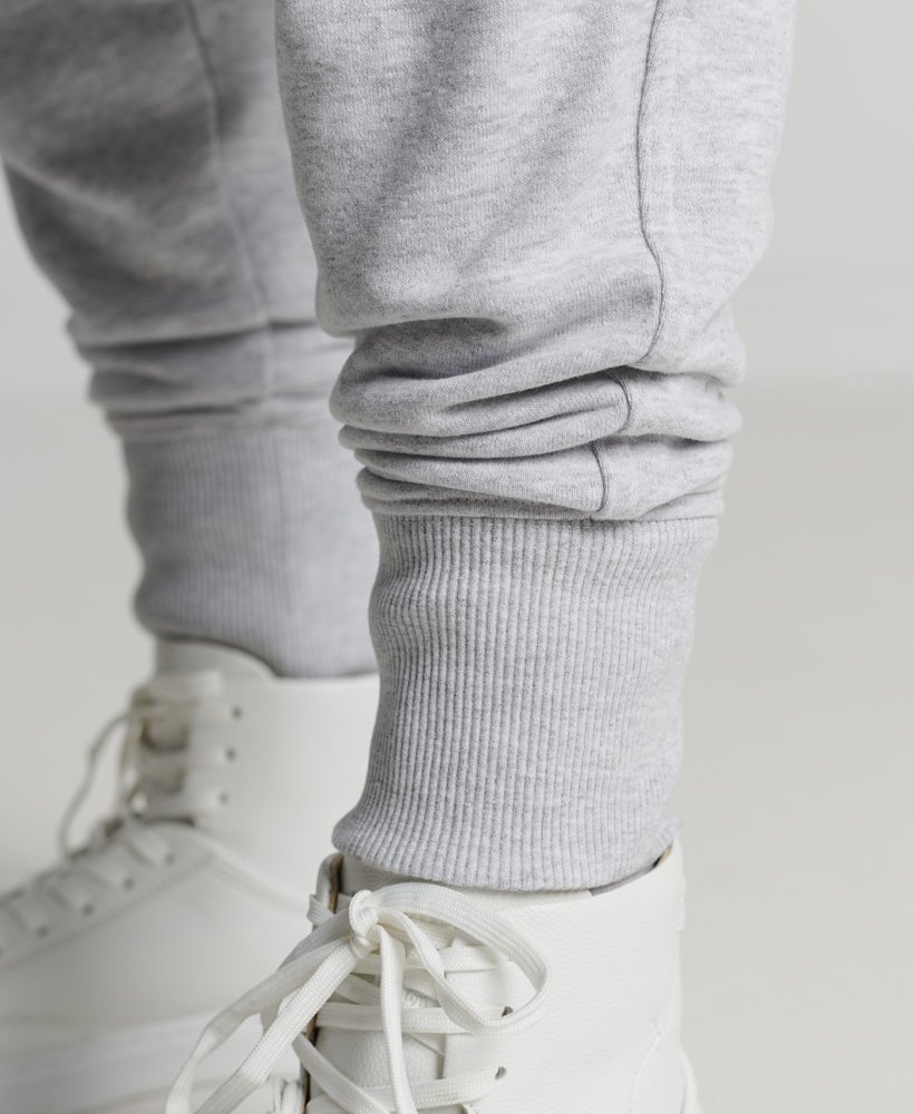 joggingbroek van gerecycled microtopmateriaal in de kleur flake marl.
