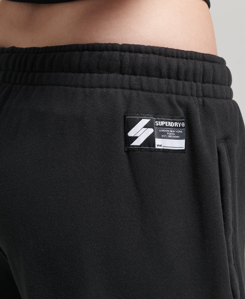 unisex globe s logo joggingbroek in zwart
