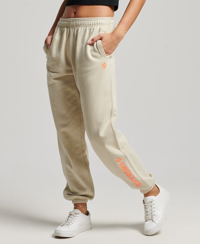 core sports joggingbroek in pelican beige