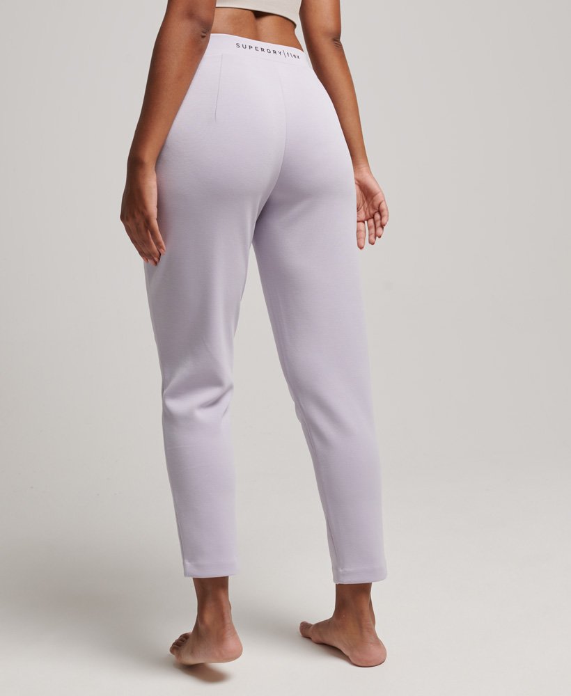 flex tailored joggers in thistle lilac