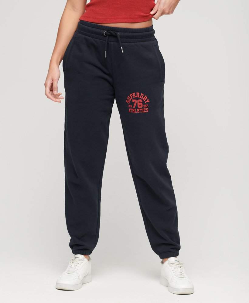 athletic college loose joggers in eclipse navy
