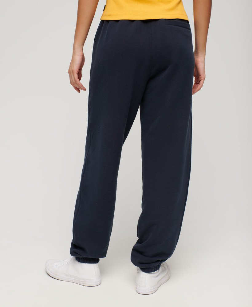 college logo boyfriend jogger in eclipse navy