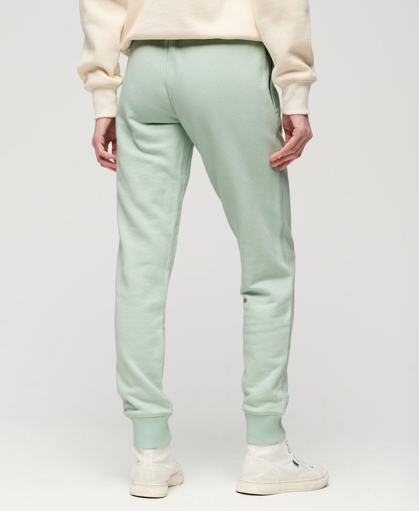 essential logo joggers in surf spray green