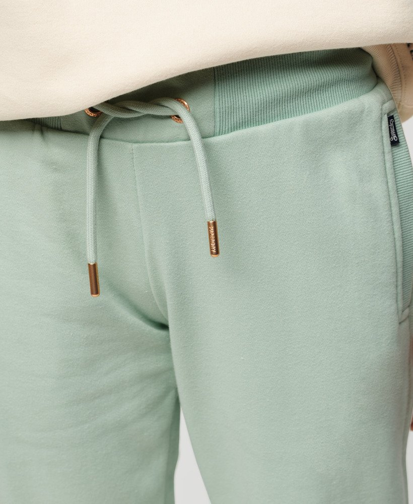 essential logo joggers in surf spray green