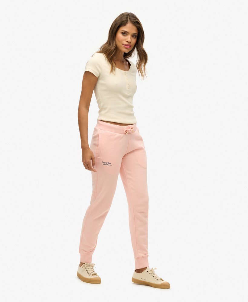 essential logo joggers in lichtroze