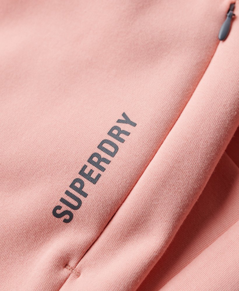 sports tech slim joggers in peach pearl pink