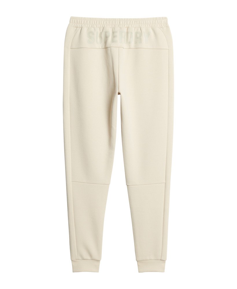 sports tech slim joggers in pelican beige