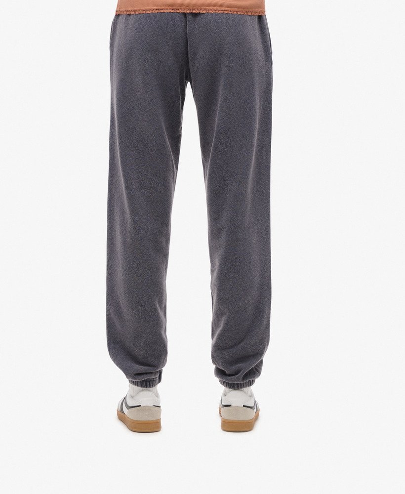 athletic essentials vintage wassen grafische joggingbroek in lauren navy