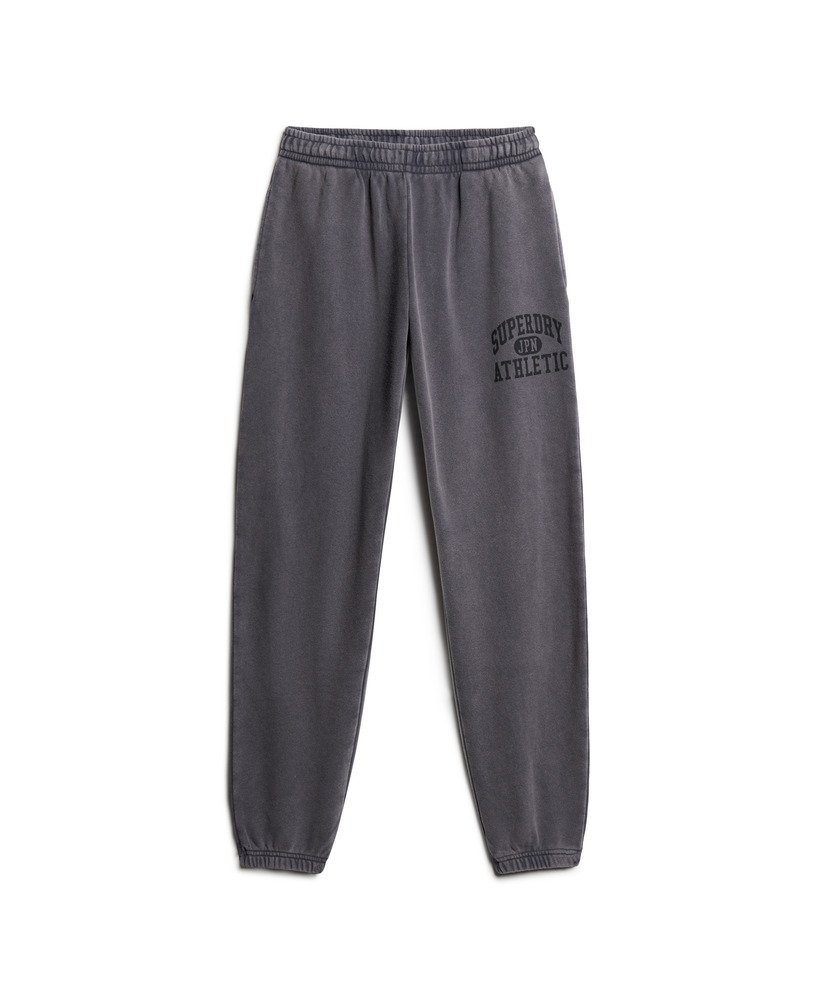 athletic essentials vintage wassen grafische joggingbroek in lauren navy