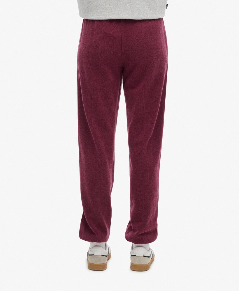 athletic essentials vintage joggingbroek met zijstrepen in port red