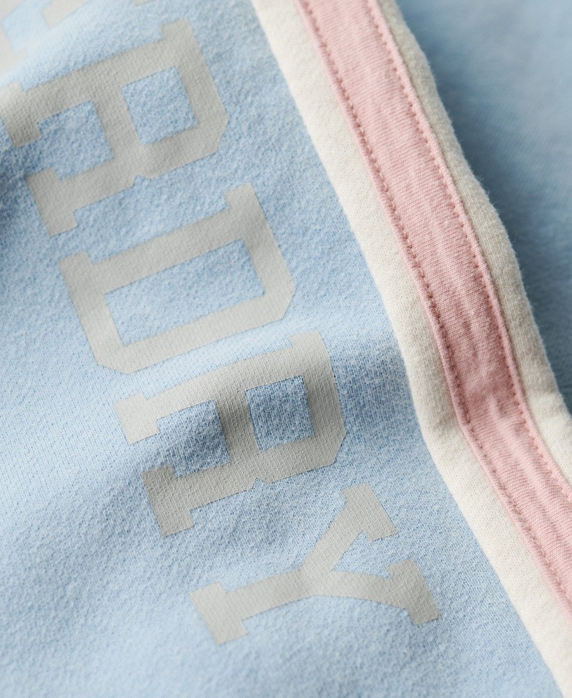 athletic essentials vintage joggingbroek met zijstrepen in allure blue
