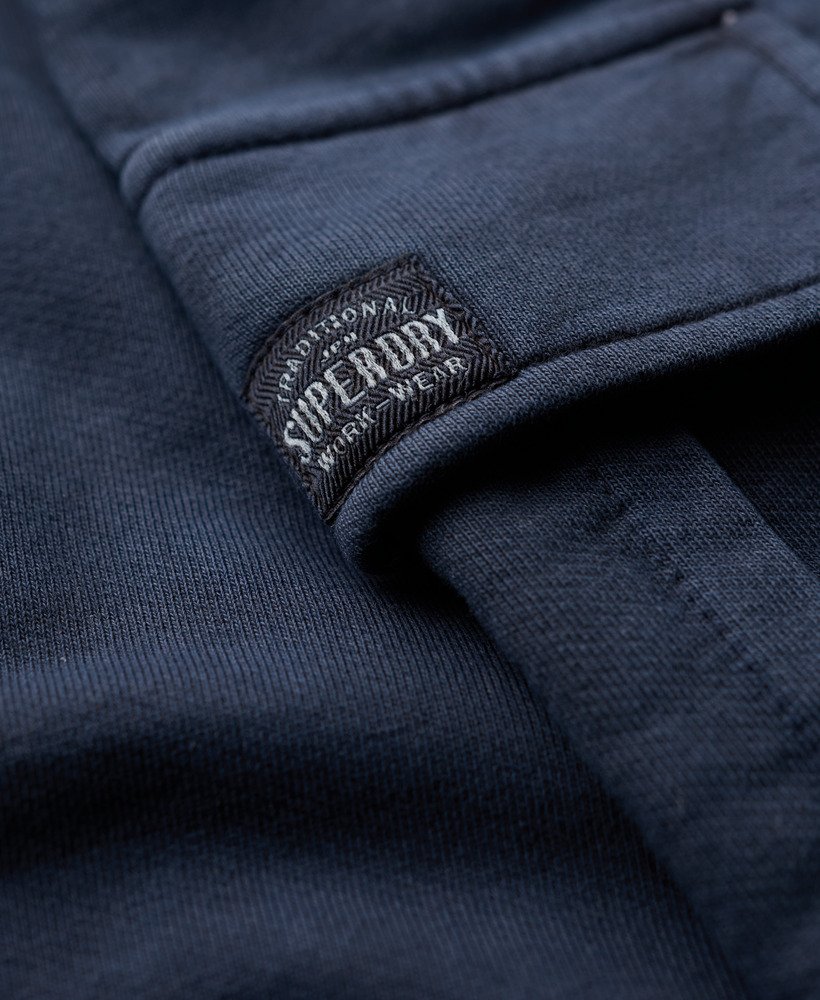 athletic essentials vintage wide cargo jogger in eclipse navy