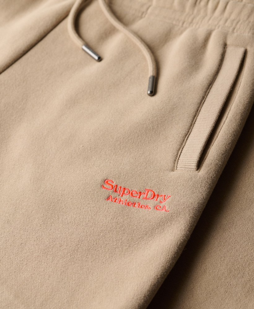 essential logo joggingbroek met manchetten in kasseiengrijs
