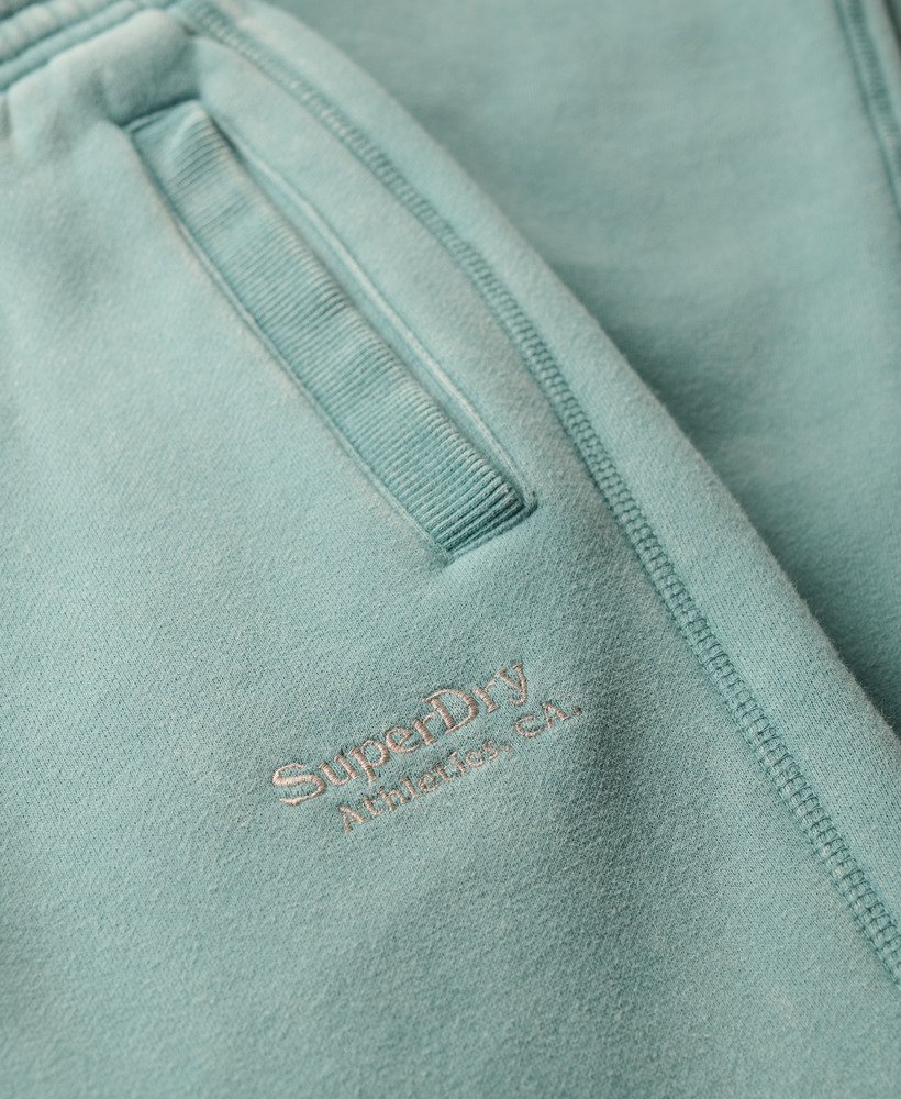 essential logo joggingbroek met manchetten in olieblauw