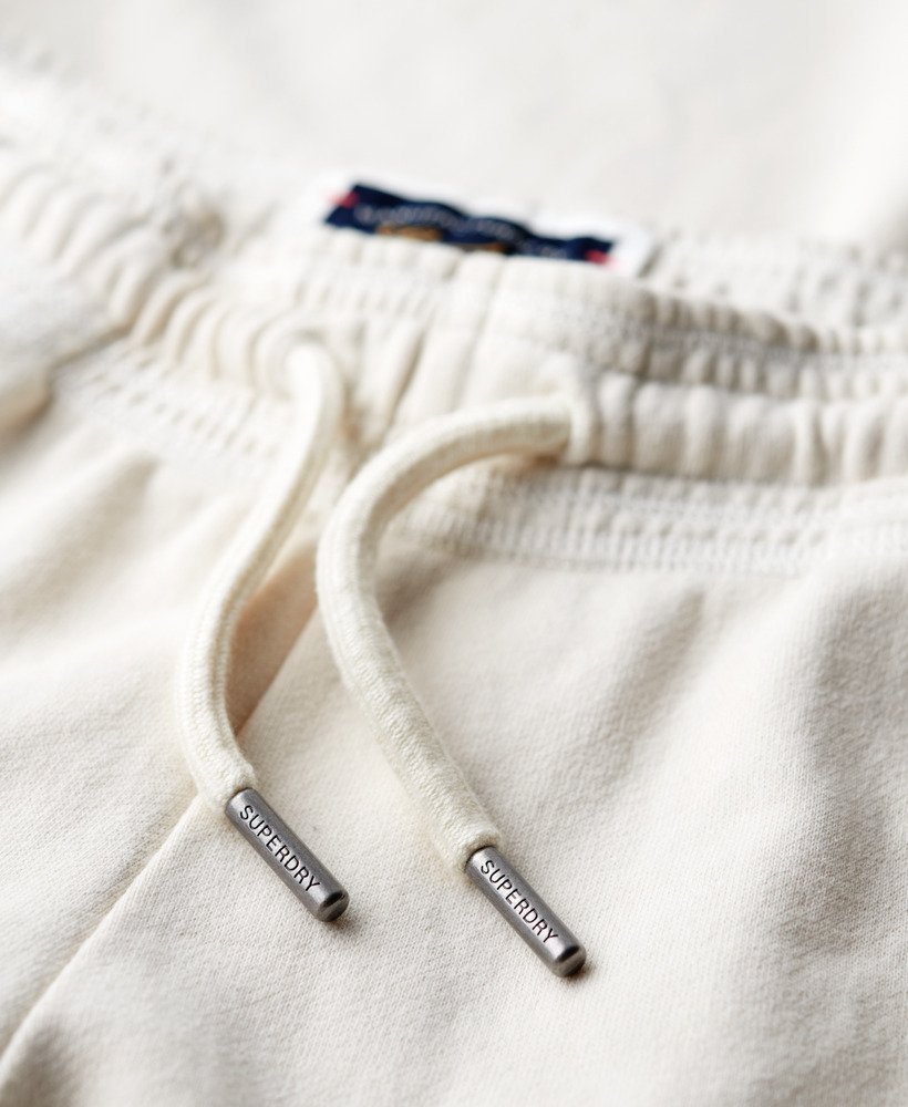 athletic essentials low rise flare joggers in turtledove cream