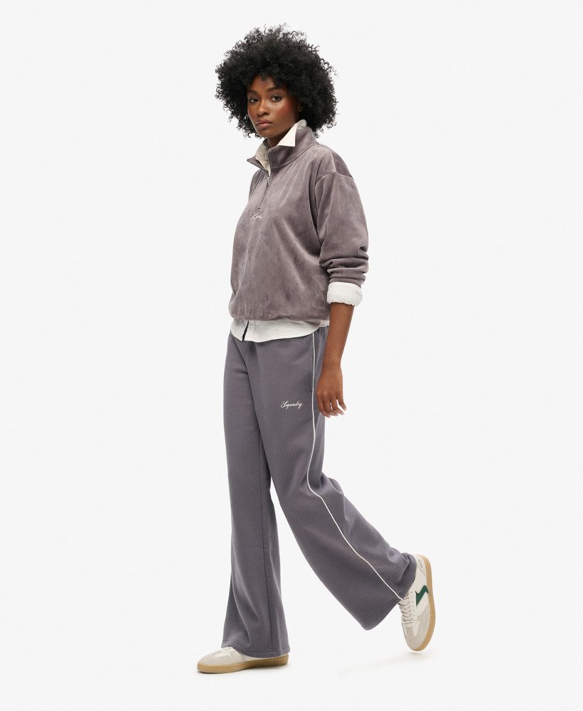 country club rechte joggingbroek in rock dark grey