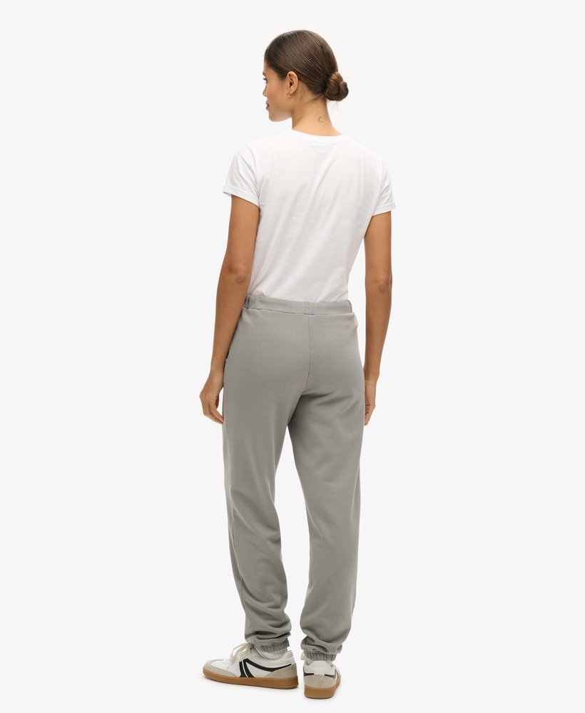 effen joggingbroek in monument grijs