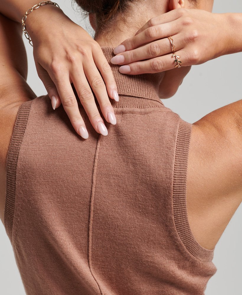 studios merino coltrui vest in woodsmoke marl