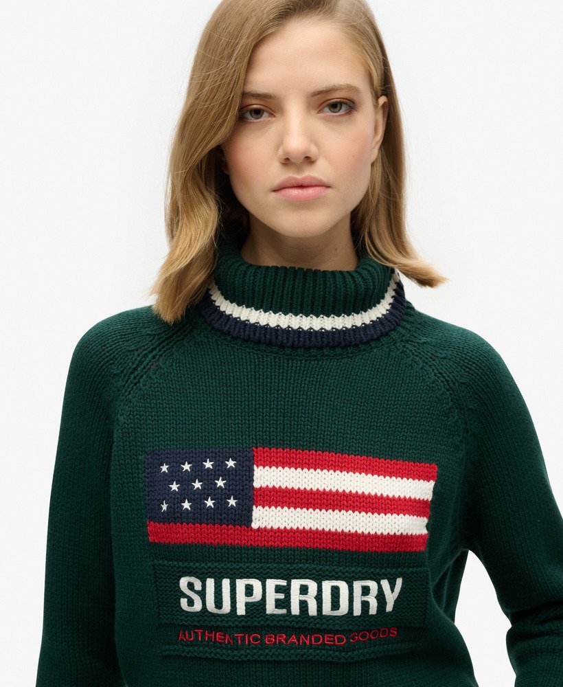 americana coltrui in donker dennengroen