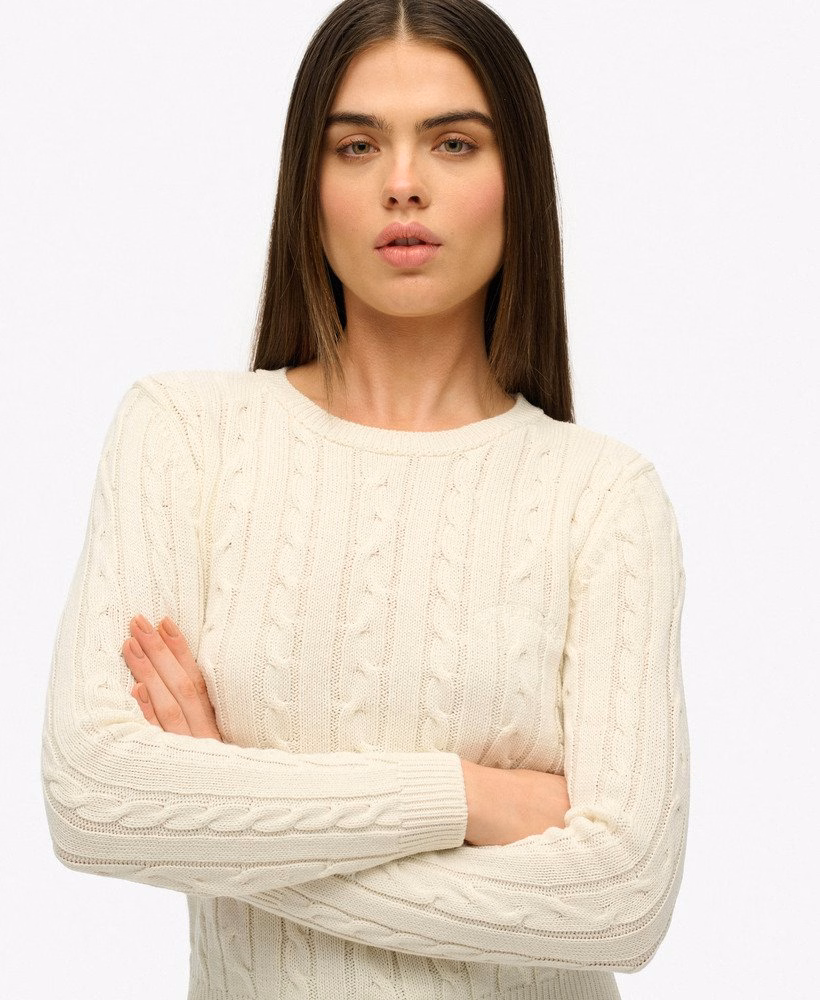 Essentiële slanke kabeljumper