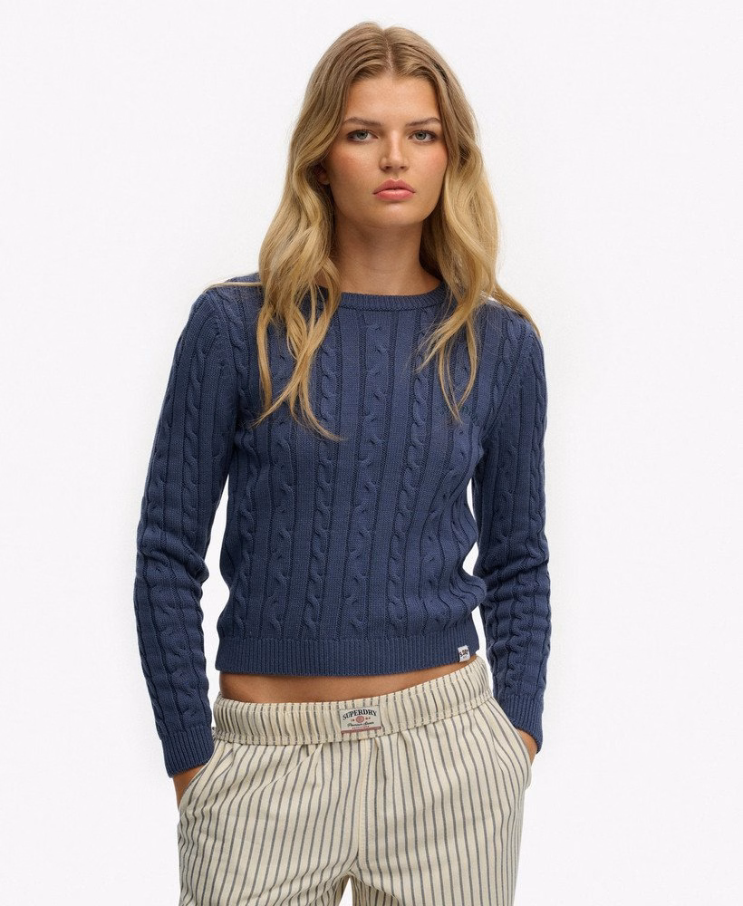 Essentiële slanke kabeljumper