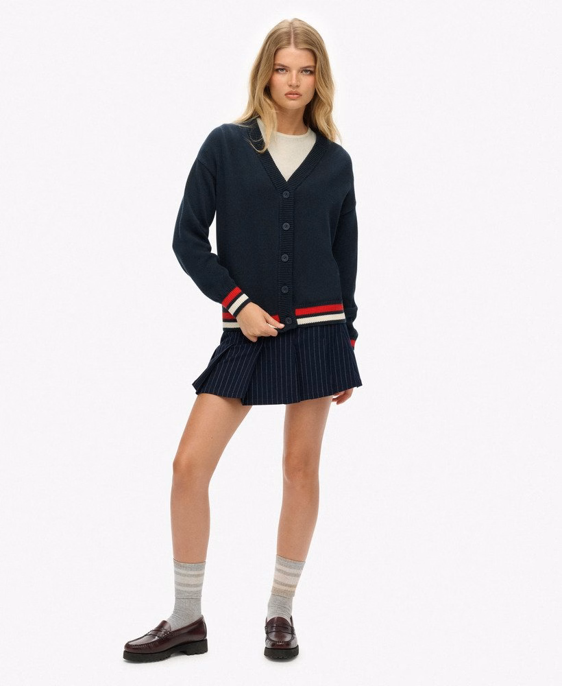 Losvallend gebreid vest