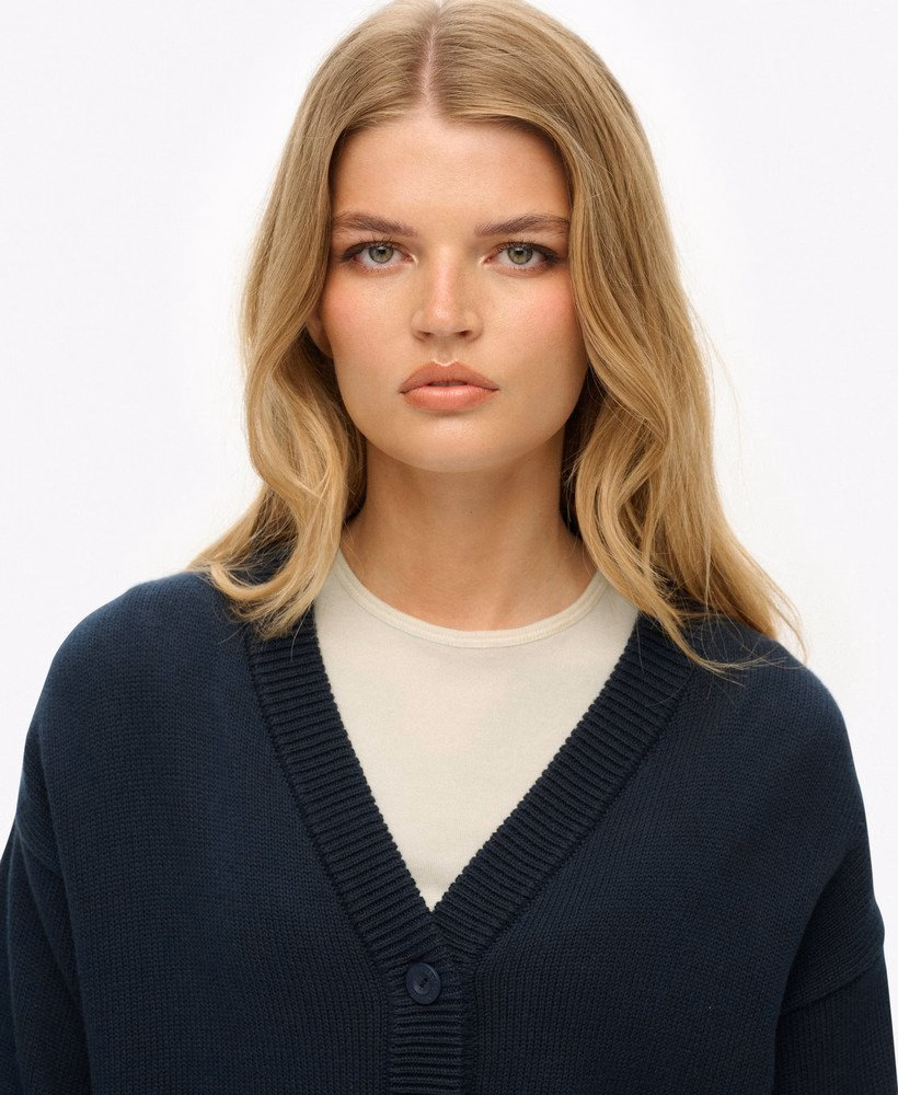 Losvallend gebreid vest
