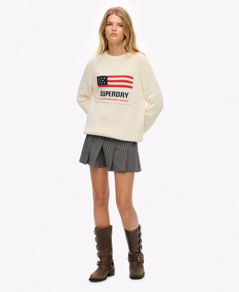 Amerikaanse gebreide trui