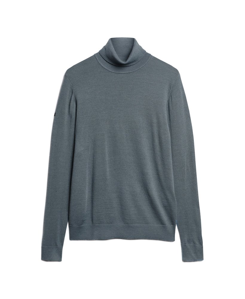 merino coltrui in droog leisteenblauw