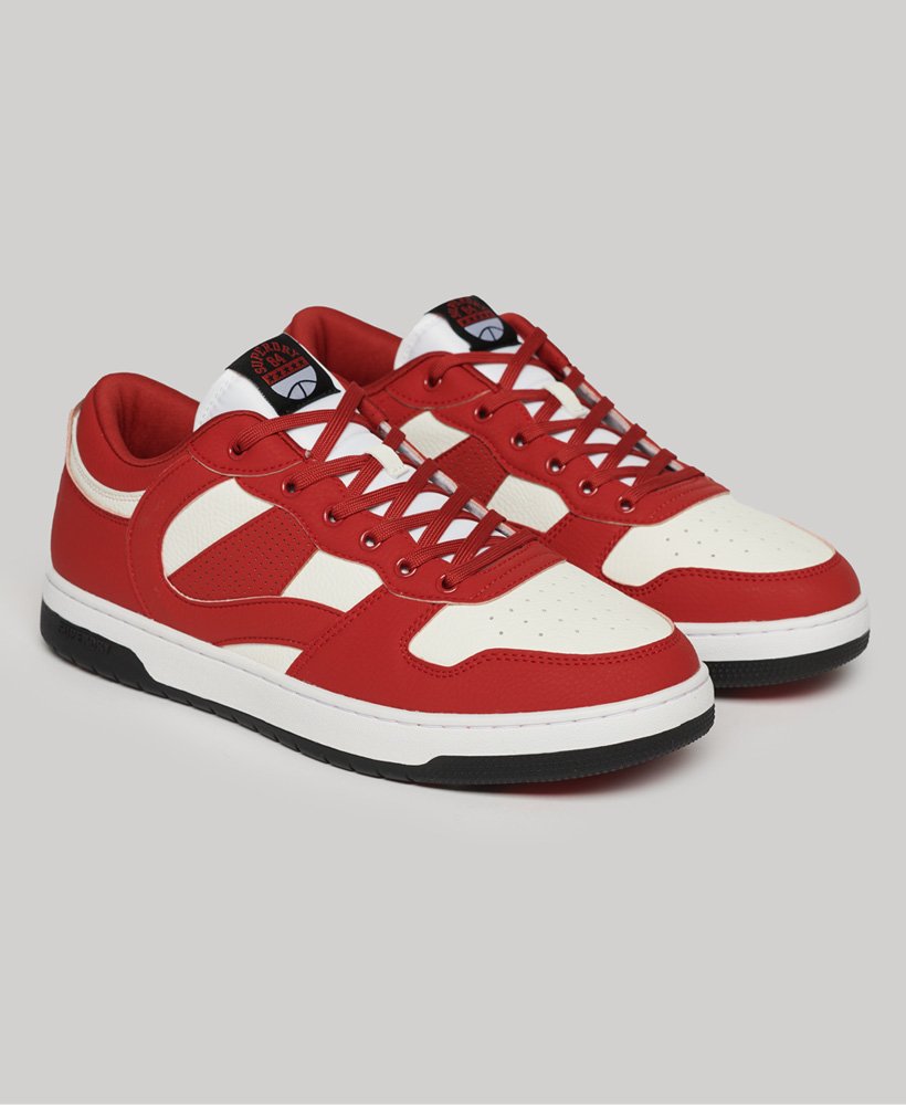 vegan jump lage sneakers in rood
