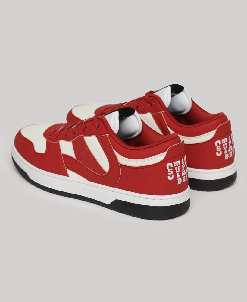 vegan jump lage sneakers in rood