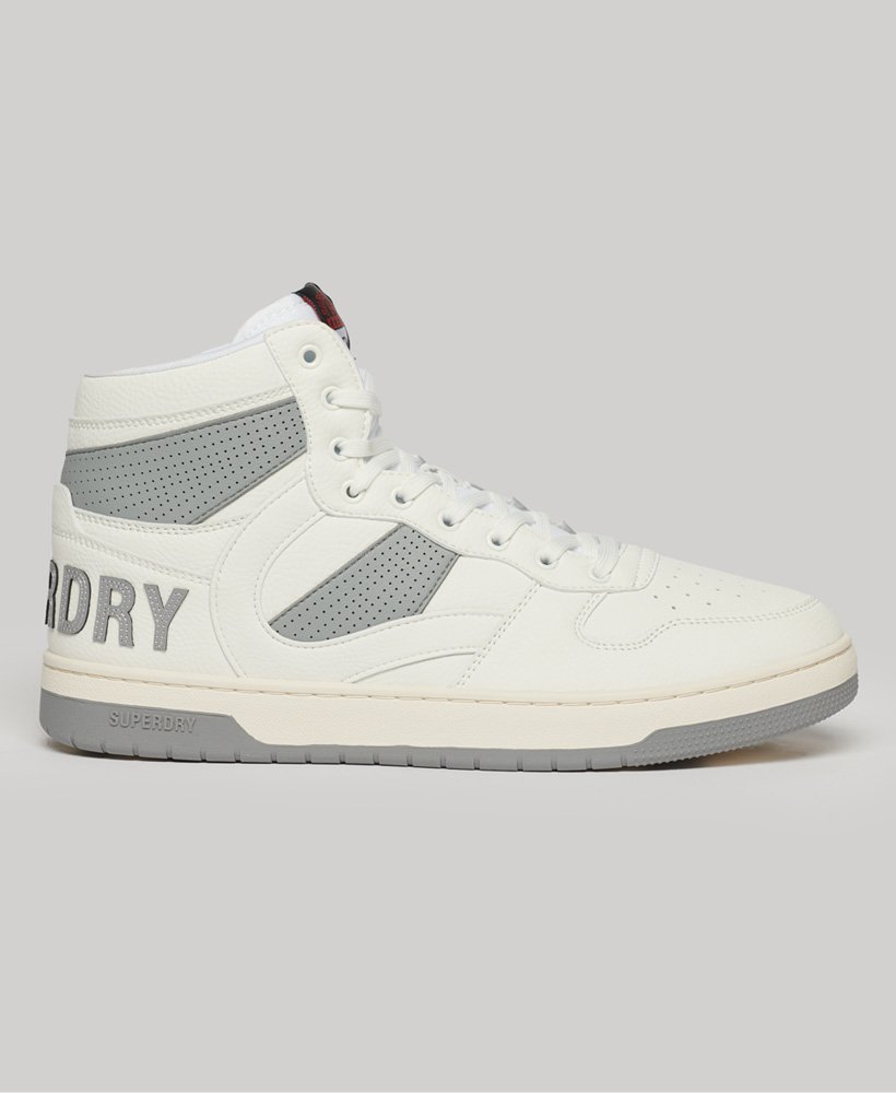 vegan jump high top sneakers in optic