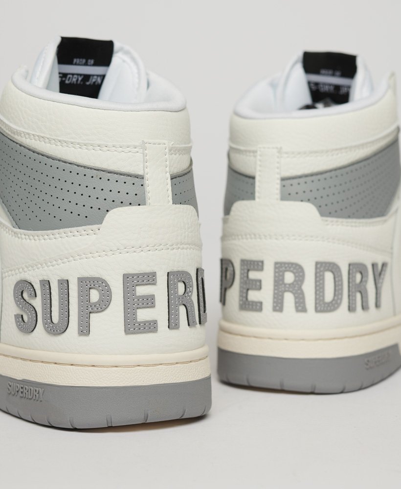 vegan jump high top sneakers in optic