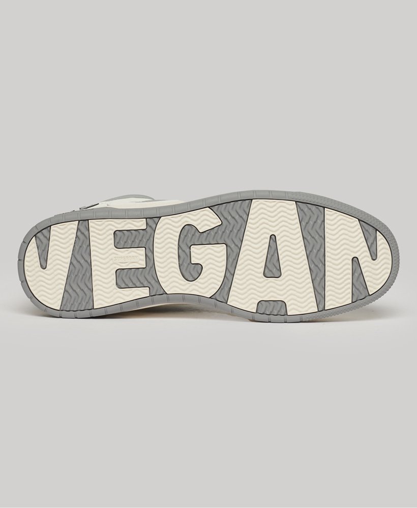 vegan jump high top sneakers in optic