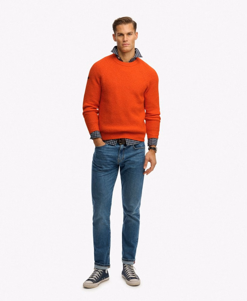 Grof gesneden raglan trui