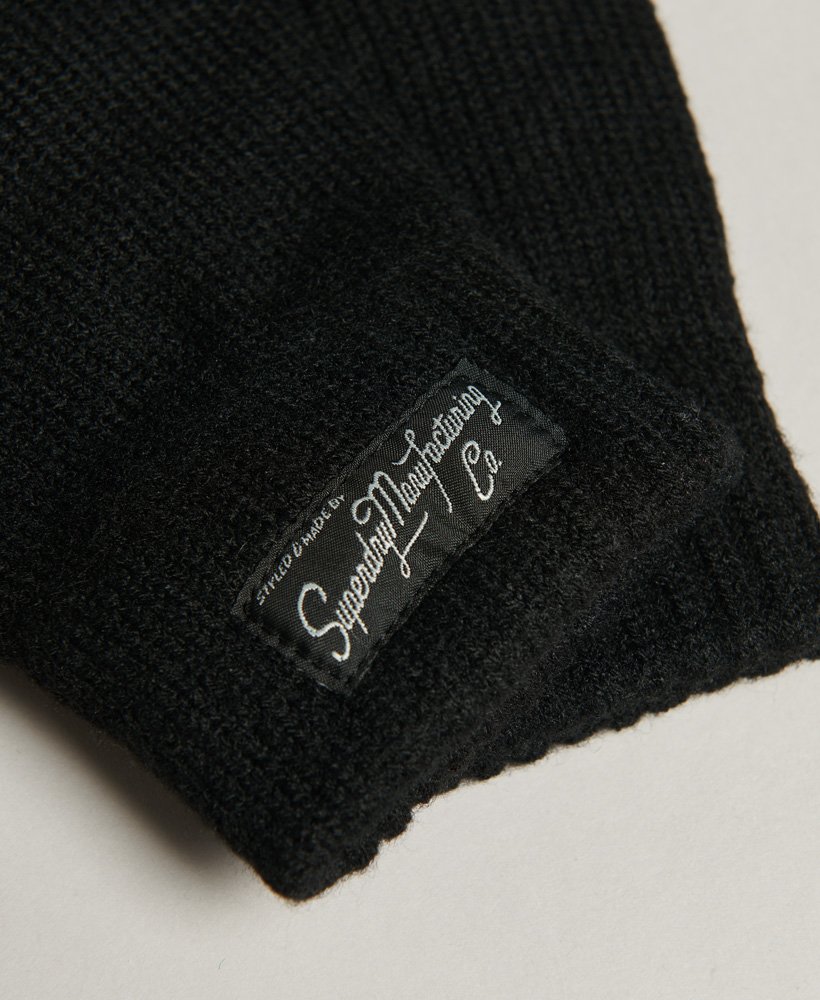 unisex essential logo-handschoenen in nieuwe jet-uitvoering