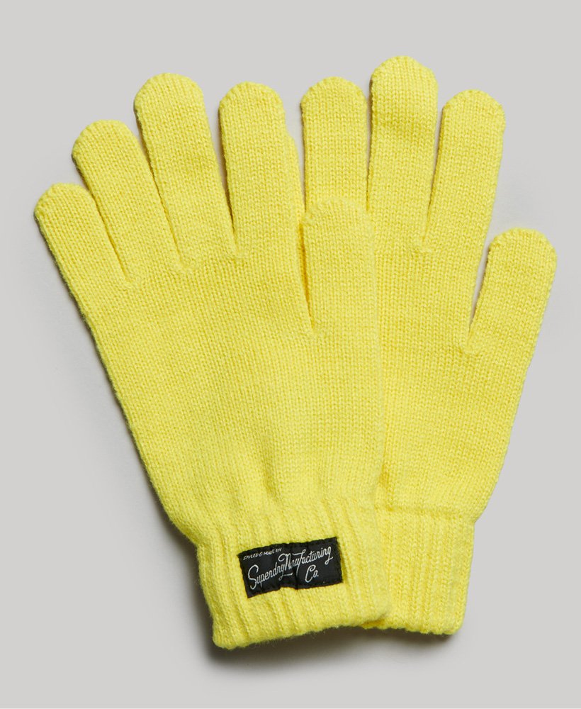 unisex essential logo handschoenen in highlight marl