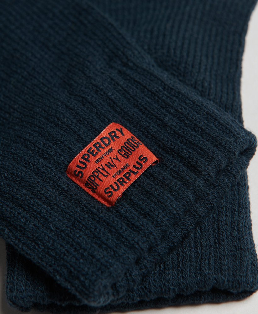 rkwear gebreide handschoenen in eclipse navy
