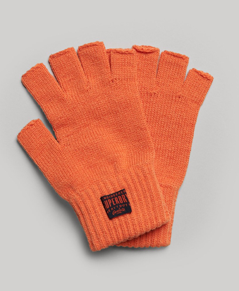 rkwear gebreide handschoenen in jaffa-oranje