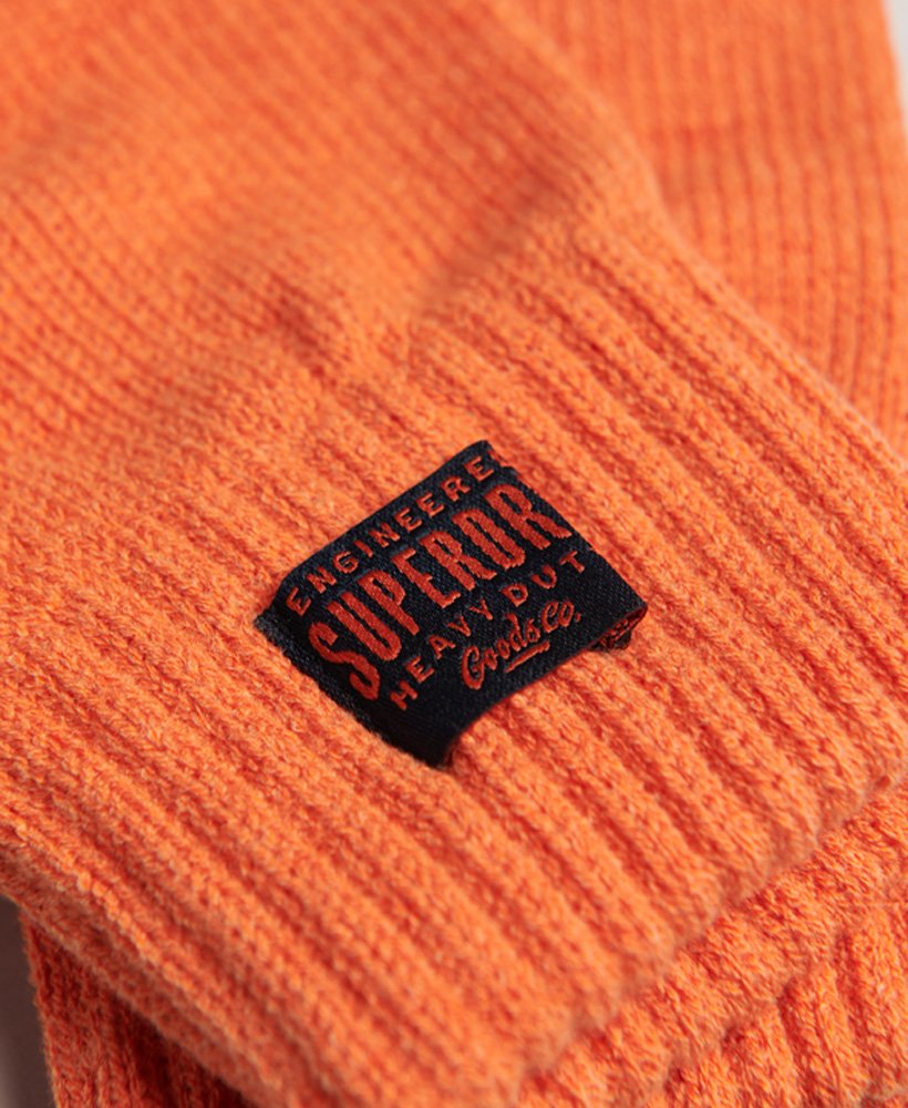 rkwear gebreide handschoenen in jaffa-oranje